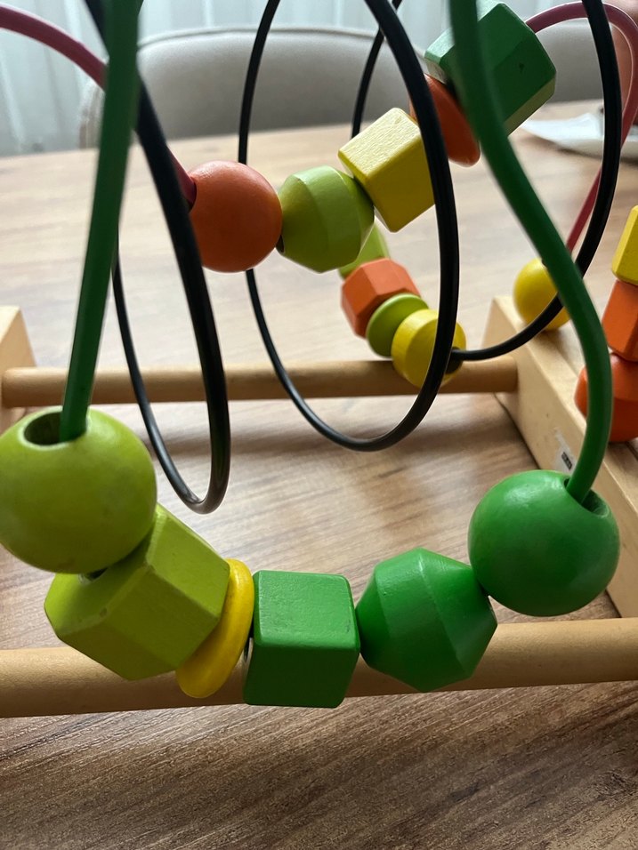 Renkli Ahşap Eğitici Oyuncak - Görsel 4