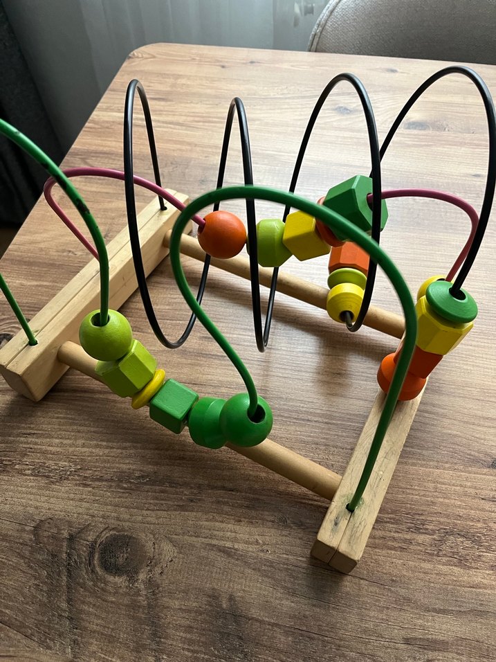 Renkli Ahşap Eğitici Oyuncak - Görsel 2