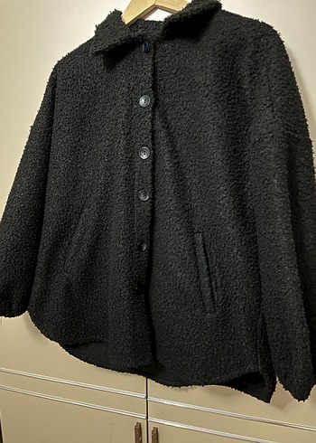 Düğmeli Siyah Midi - Görsel 5