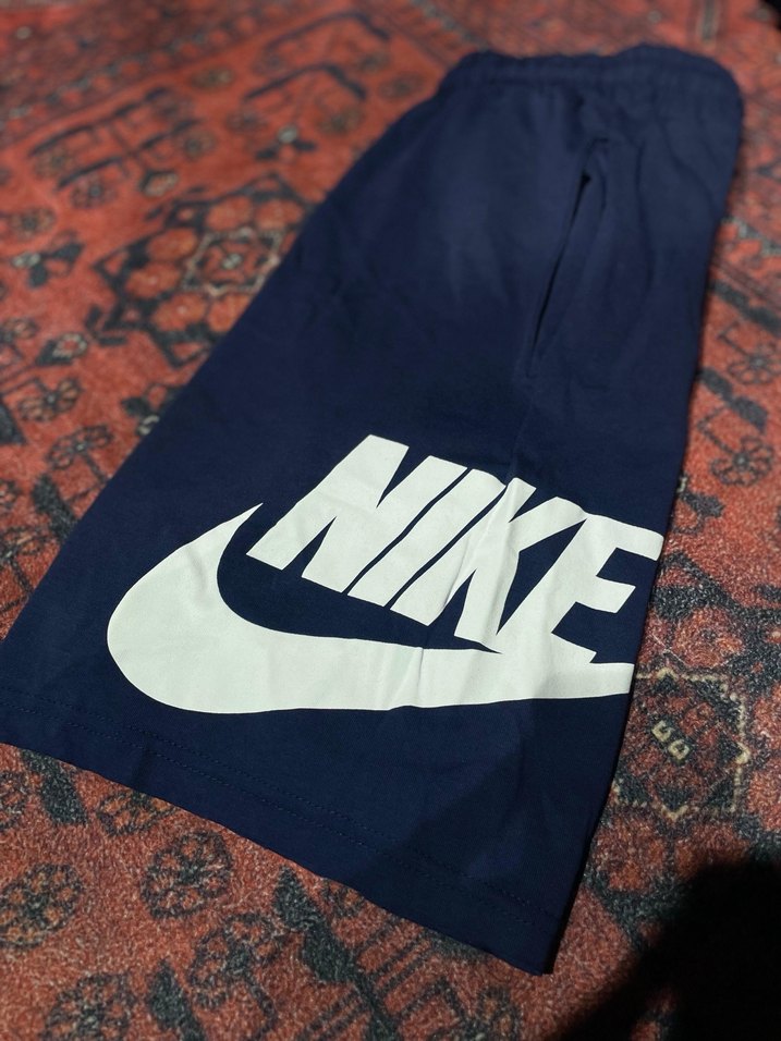 Nike Erkek Loose Fit Koyu Mavi Şort - Görsel 2