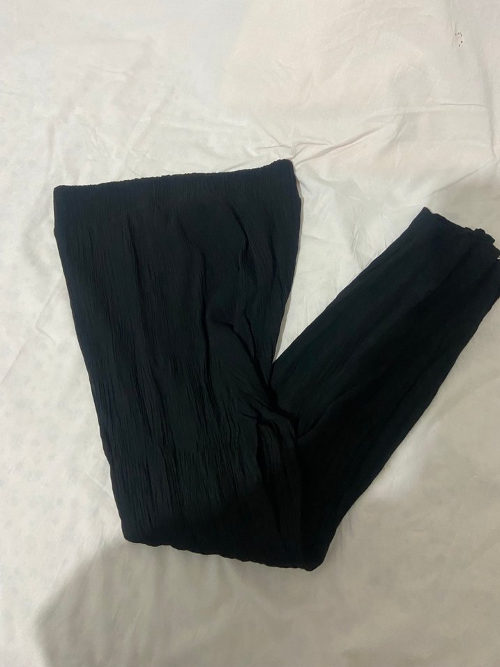 Uzun Kollu Siyah Kadın Taşlı Kimono - Görsel 2