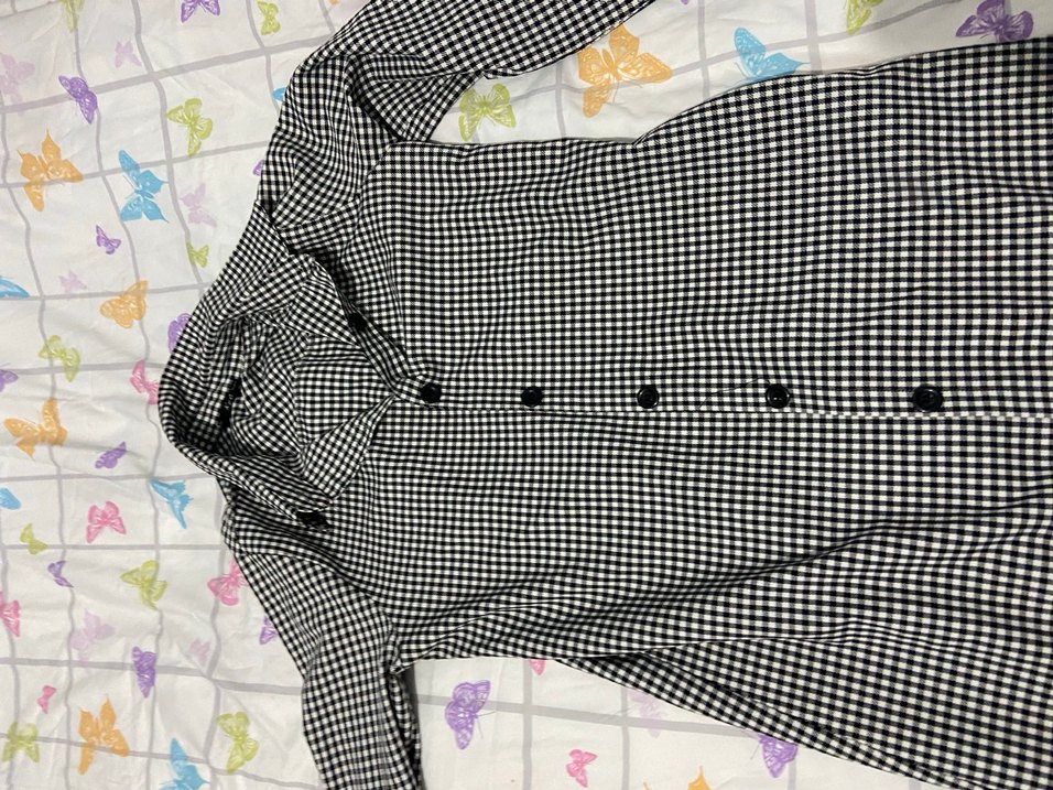 Uzun Kollu Ekose Desenli Trenç Gömlek - Görsel 3