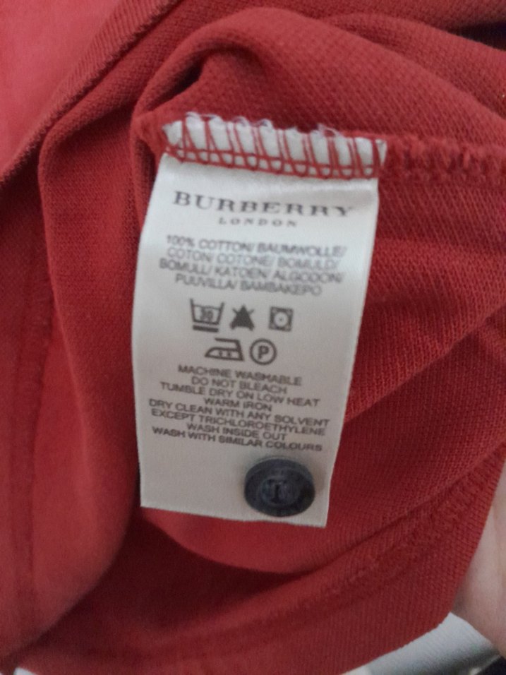 Burberry Düğmeli Pamuklu Erkek Polo Tişört - Görsel 3