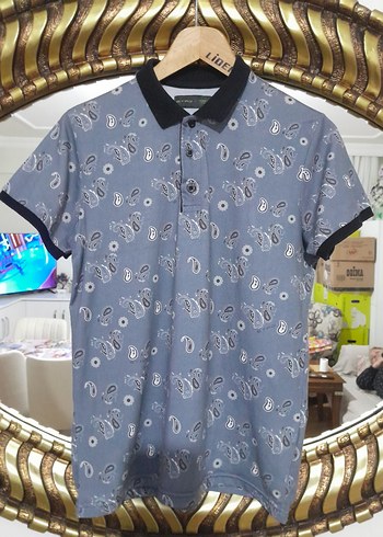 Etro orjinal, Baskılı Kısa Kollu Polo Tişört - Görsel 5