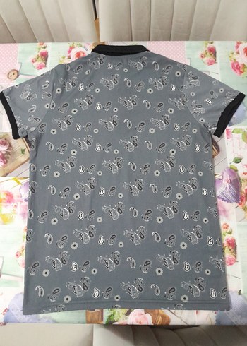 Etro orjinal, Baskılı Kısa Kollu Polo Tişört - Görsel 4