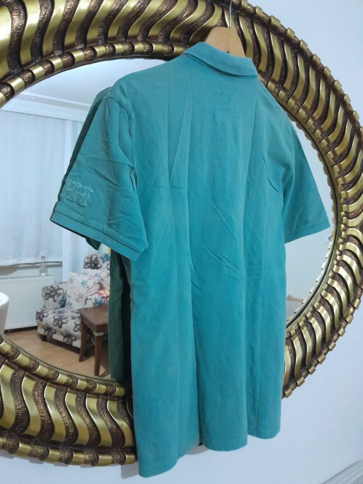 George Hogg Turkuaz Erkek Polo Yaka Kısa Kollu Tişört - Görsel 4