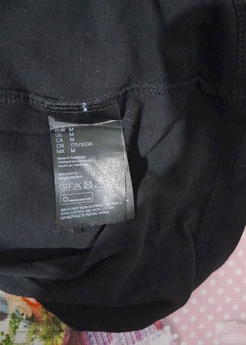 H&M marka Düğmeli Siyah Erkek Polo Tişört - Görsel 4