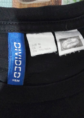 H&M marka Düğmeli Siyah Erkek Polo Tişört - Görsel 3