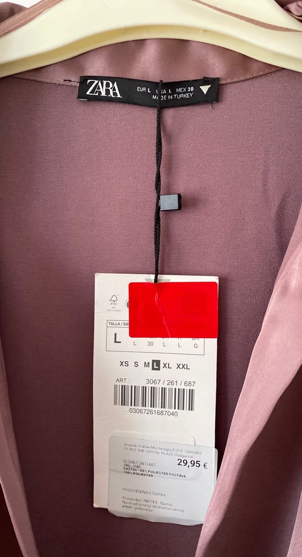 Zara Saten Midi Kadın Elbise - Görsel 3