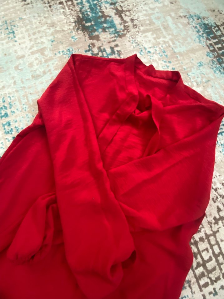 Kırmızı Salaş  tunik - Görsel 2