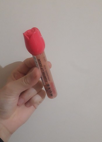 Pastel Pembe Dudak Parlatıcısı Gül Şeklinde - Görsel 2