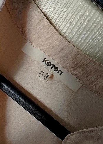 Bej Uzun Kollu Piliseli Keten Elbise - Görsel 2