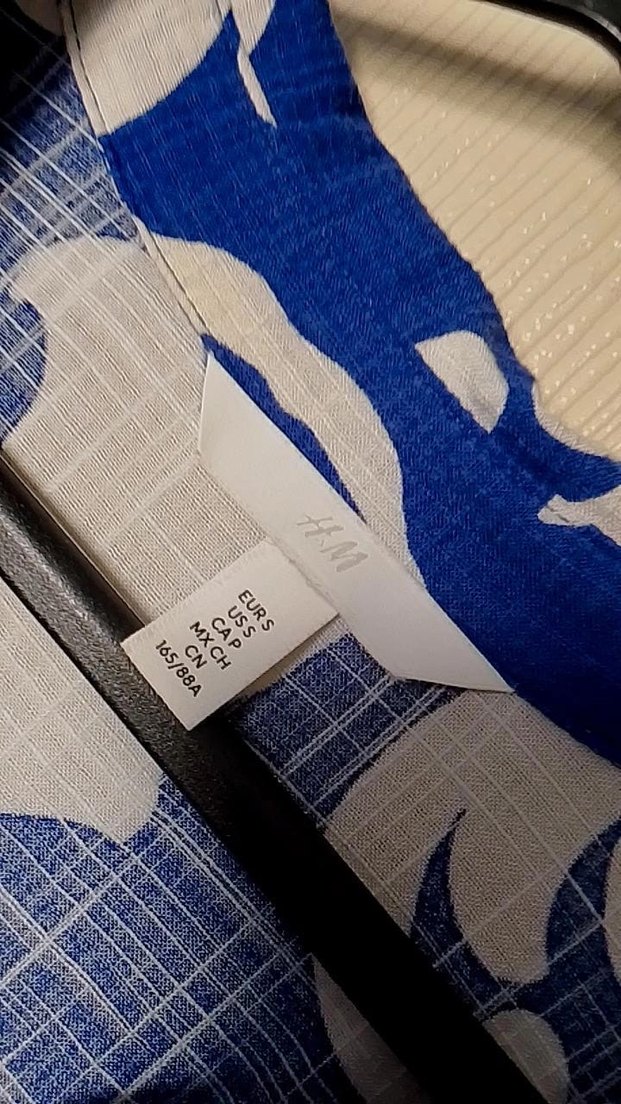 Mavi Bohem V Yaka Uzun Elbise - Görsel 2