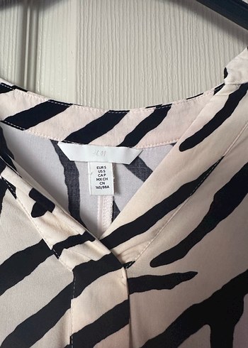 Zebra Desenli Hamile Midi Tunik aslında hamile için değil - Görsel 3