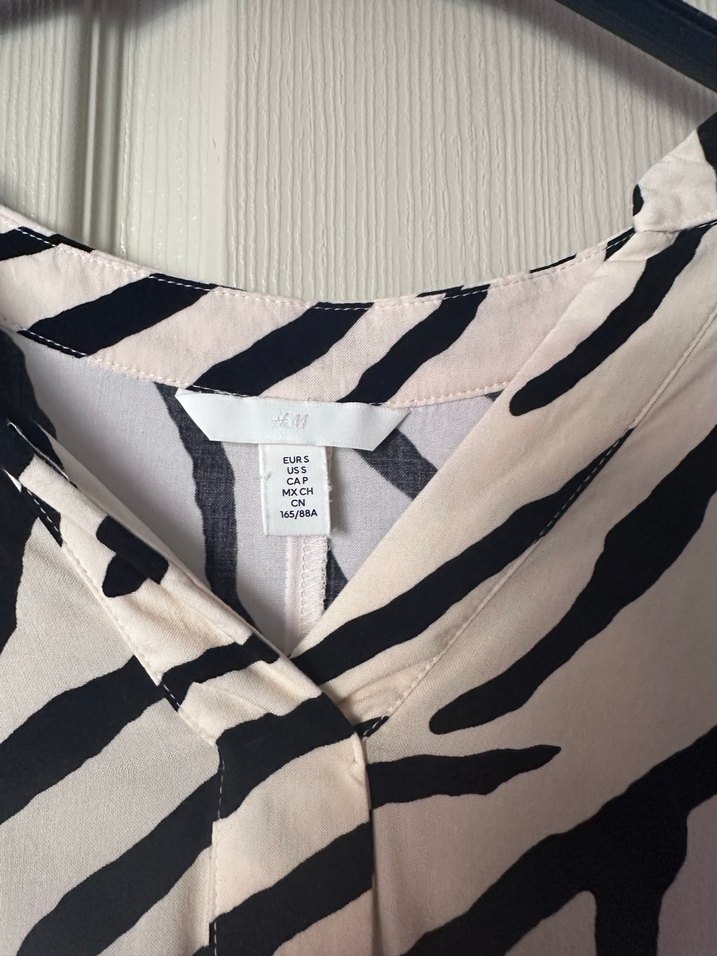 Zebra Desenli Hamile Midi Tunik aslında hamile için değil - Görsel 3