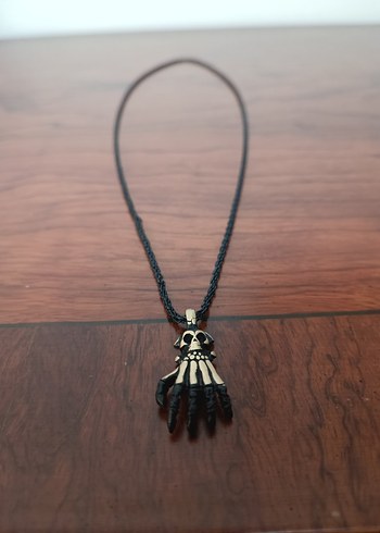 Altın Renkli Gotik Erkek Kolye - Görsel 2