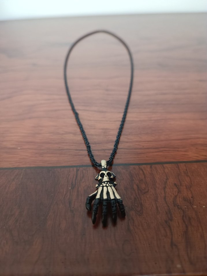 Altın Renkli Gotik Erkek Kolye - Görsel 2