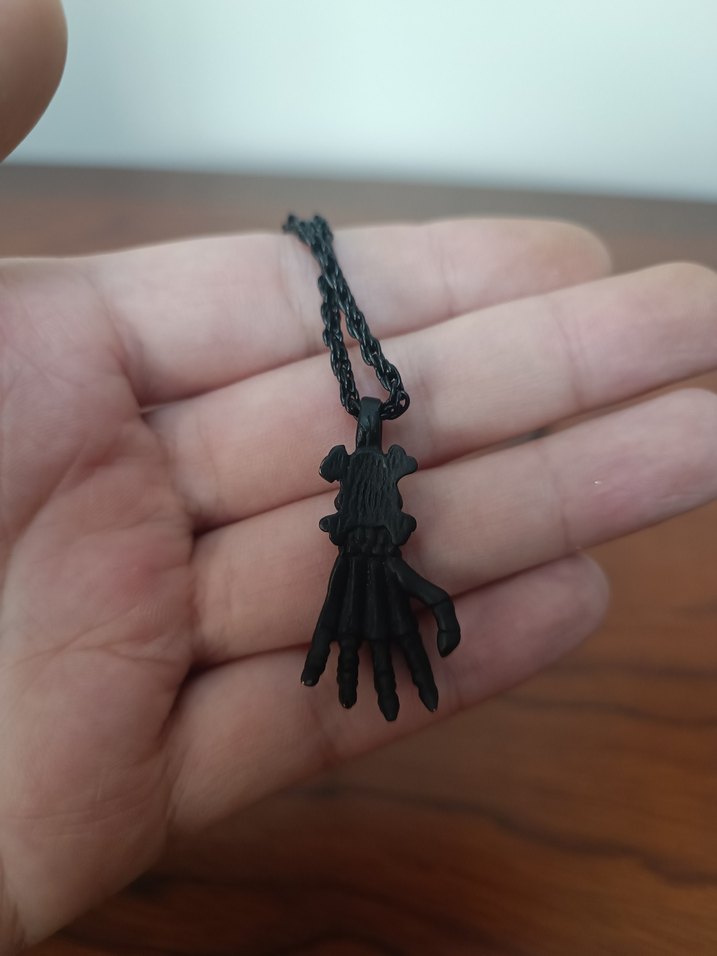 Altın Renkli Gotik Erkek Kolye - Görsel 5