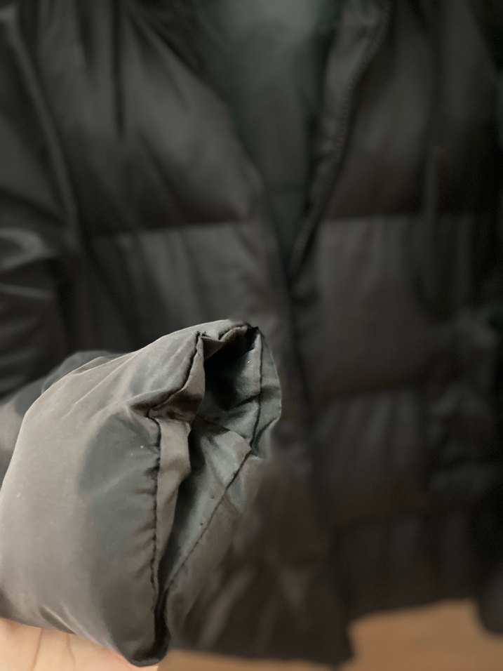 Kadın Siyah Midi Kemerli Kış Montu - Görsel 4