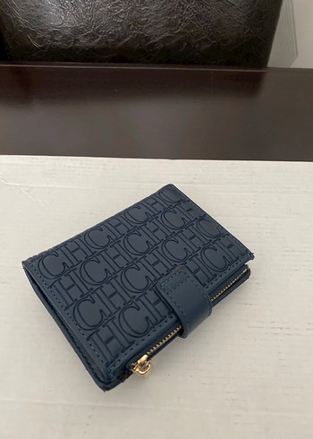 Klasik Şıklıkta Mavi Kadın Deri Cüzdan - Görsel 2