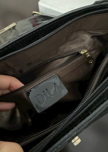 Klasik Siyah Deri Kadın Çanta - Görsel 5