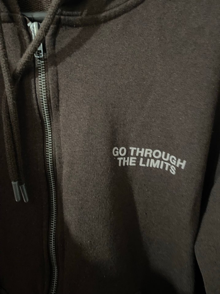 Kahverengi Fermuarlı Kadın Sweatshirt - Görsel 3