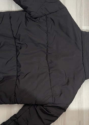 Siyah Fermuarlı Kadın Kış Montu - Görsel 2