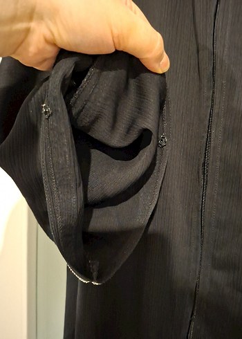 Fermuarlı Ferace - Görsel 6