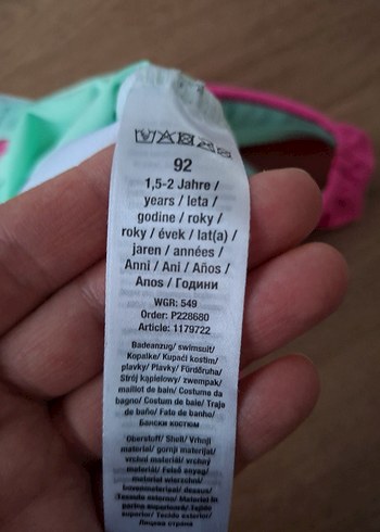 Kız Çocuk Hello Kitty Desenli Mayo - Görsel 3