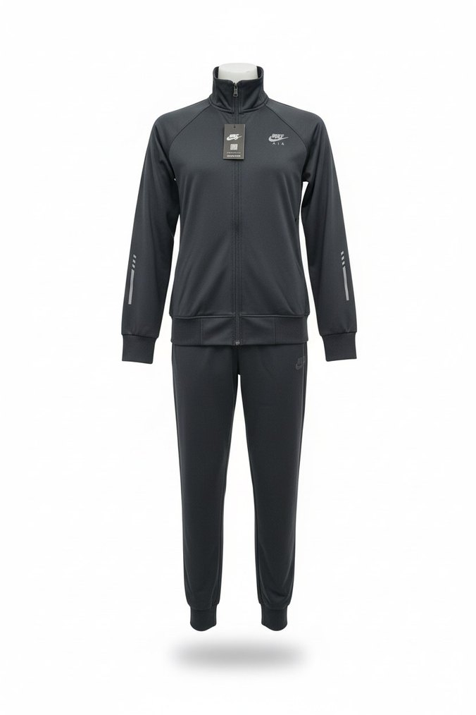 Siyah Kadın Spor Takım Eşofman - Görsel 2