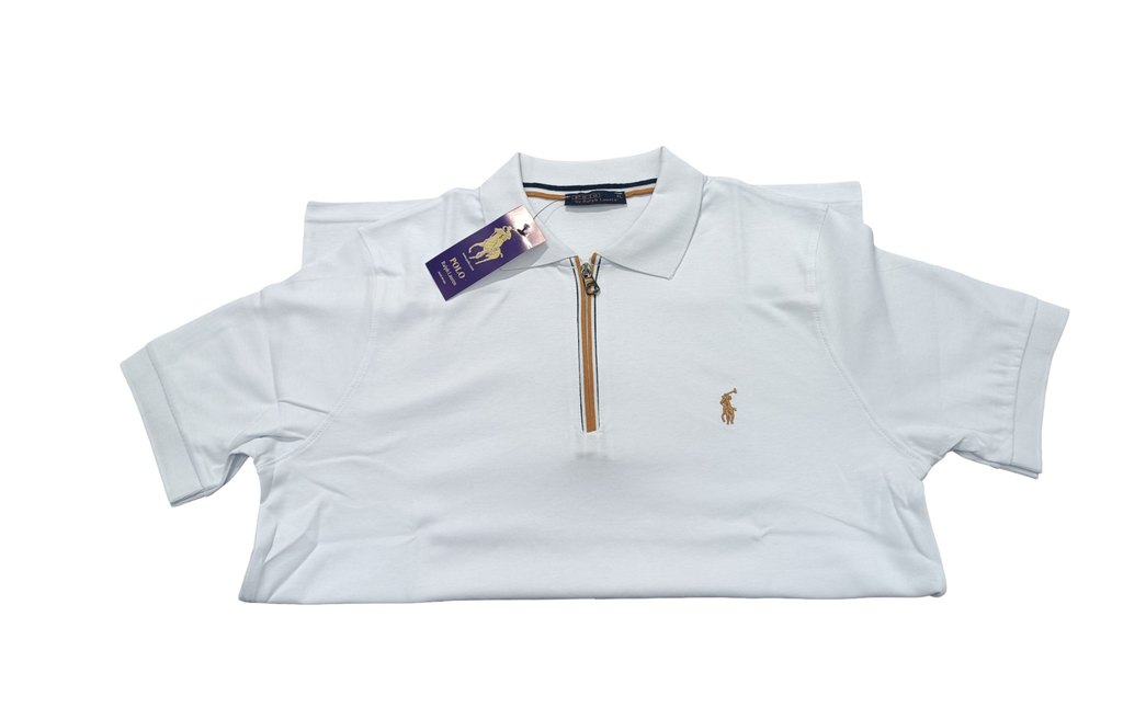 Fermuarlı Polo Tişört - Görsel 4