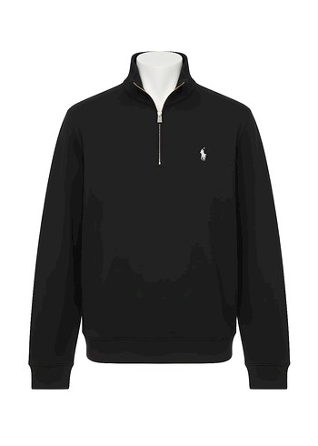 Erkek Siyah Fermuarlı Yarım Balıkçı Sweatshirt - Görsel 4