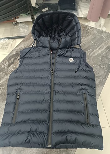 Erkek Lacivert Kapüşonlu Şişme Yelek - Görsel 4