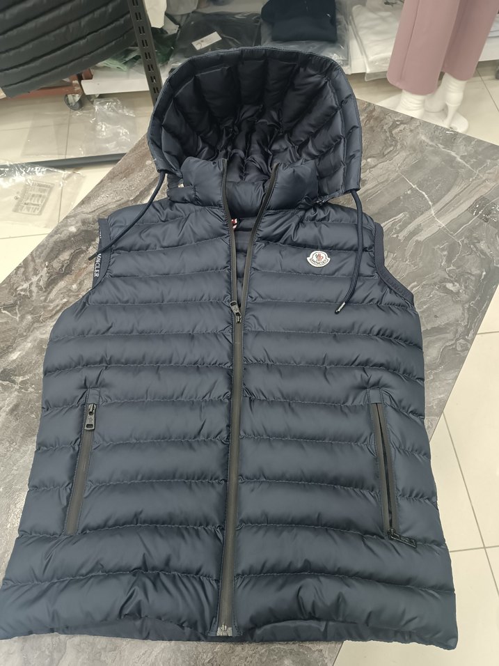 Erkek Lacivert Kapüşonlu Şişme Yelek - Görsel 4