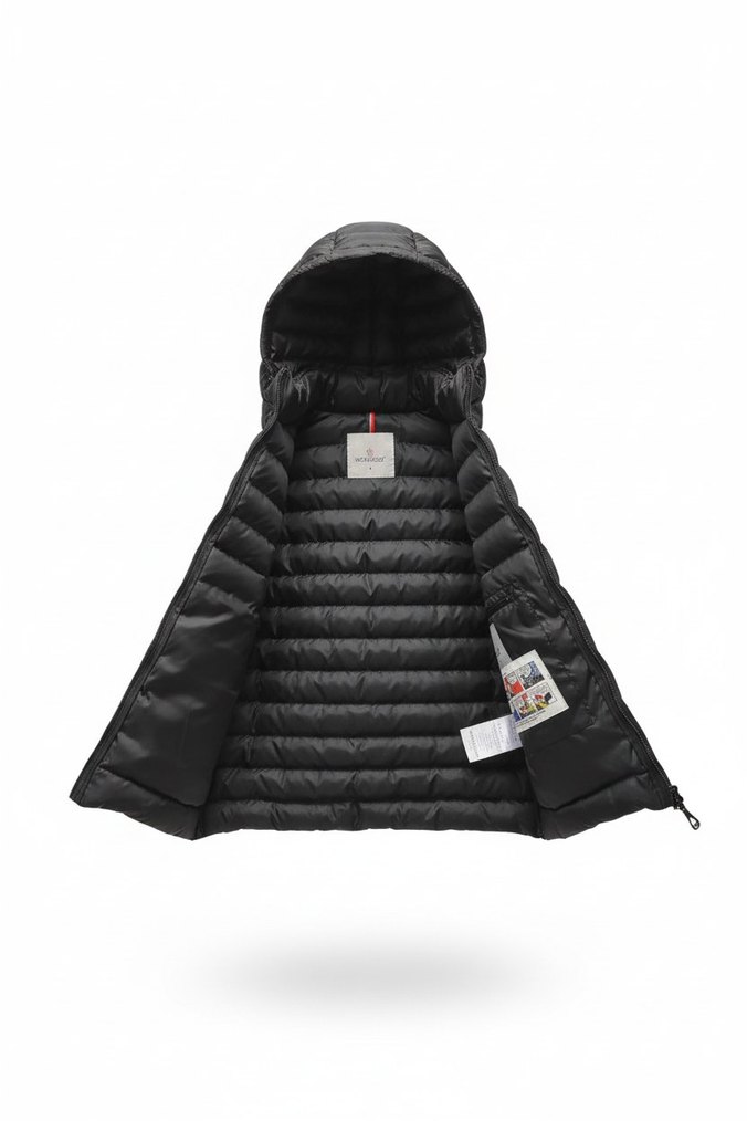 Erkek Siyah Kapüşonlu Şişme Yelek - Görsel 3