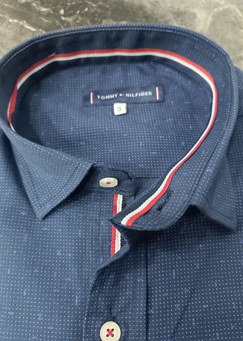 Erkek Lacivert Düğmeli Uzun Kollu Gömlek - Görsel 3