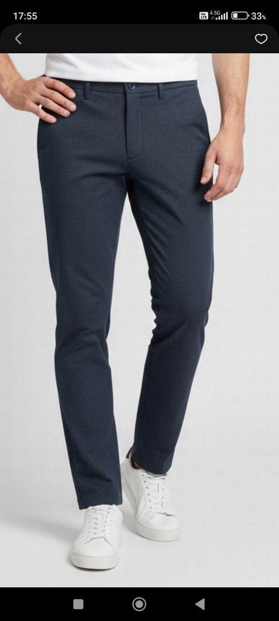 Gri Erkek Regular Fit Ofis Pantolonu - Görsel 3