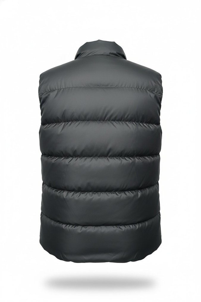 erkek Şişme Yelek Yüksek Yakalı - Görsel 2