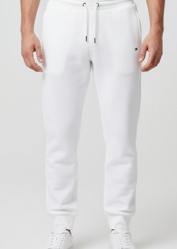 Beyaz Erkek Rahat Kesim Spor Eşofman - Görsel 2