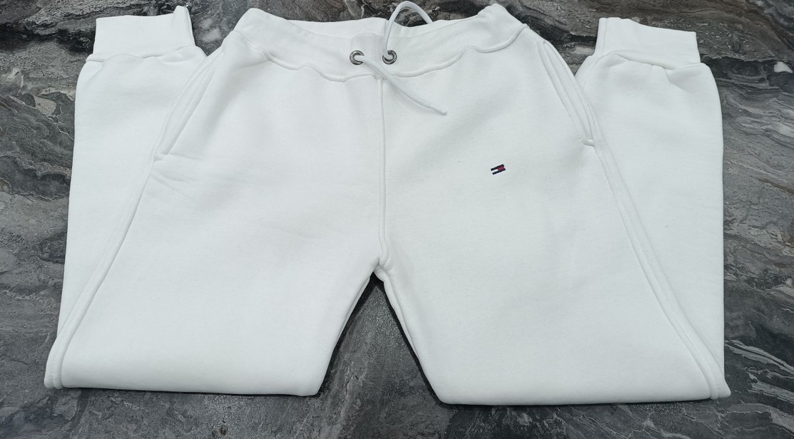 Beyaz Erkek Rahat Kesim Spor Eşofman - Görsel 5