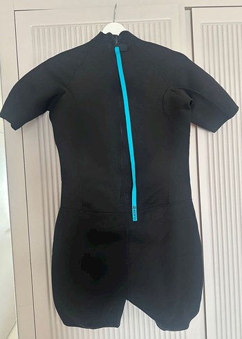 Kadın Siyah Kısa Kollu Tulum mayı - Görsel 2