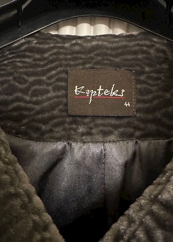 Düğmeli Gri Kadın Uzun Klasik Kaban - Görsel 4