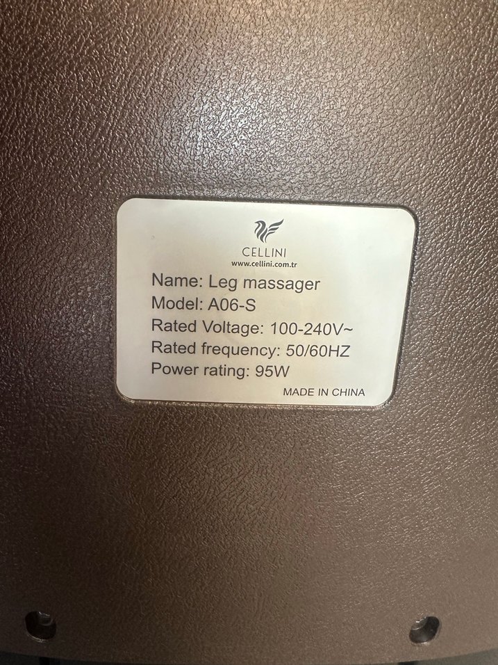 CELLINI Kahverengi ayak masaj aleti - Görsel 5