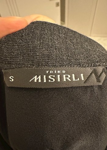 Gri Midi triko Mısırlı Kalem Etek - Görsel 3