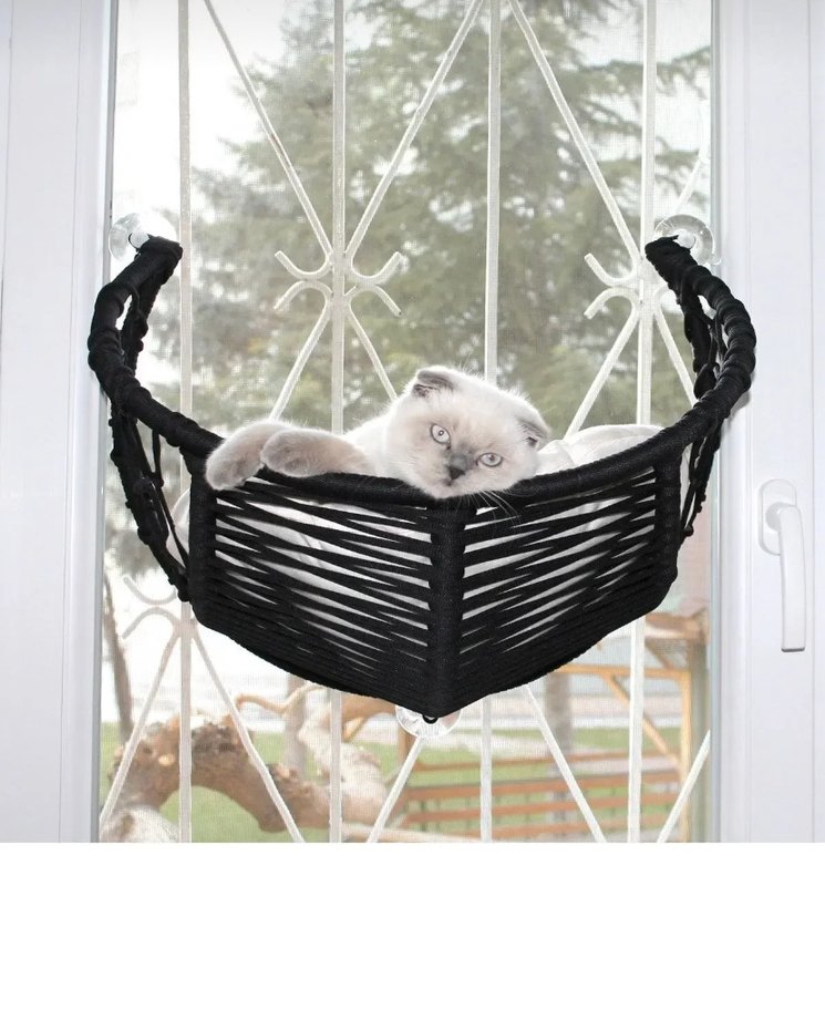 Gri Kedi Hamak Yatak - Görsel 3
