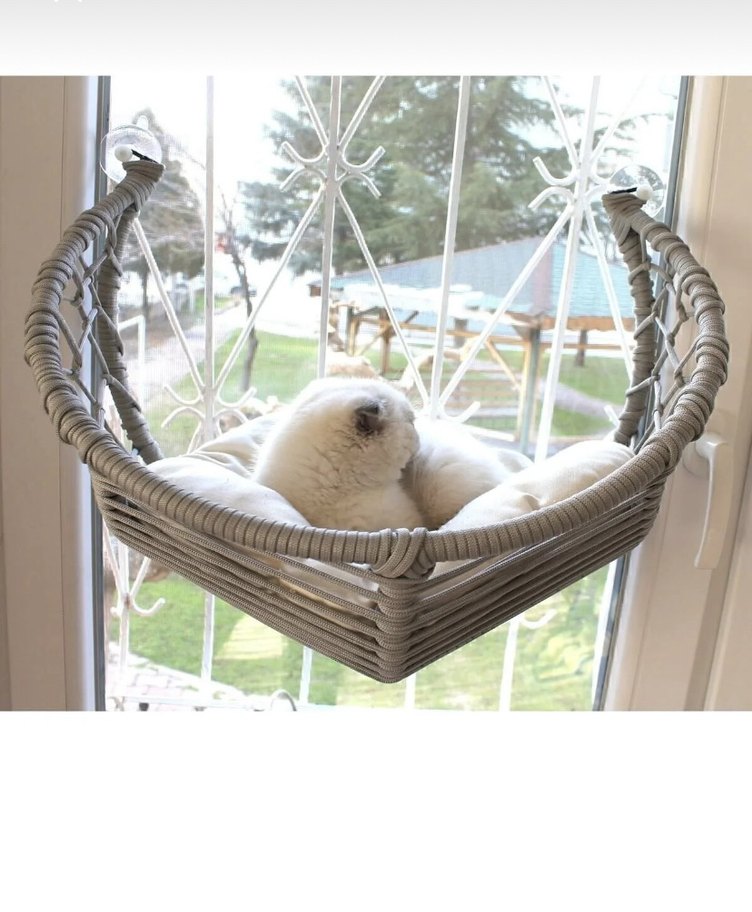 Bej ve Gri Kedi Hamak - Görsel 2