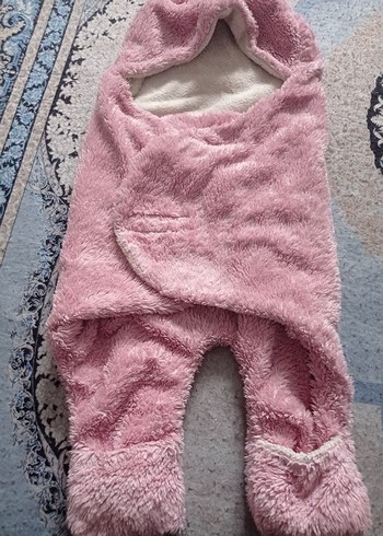 Pembe Bebek Polar tulum - Görsel 2