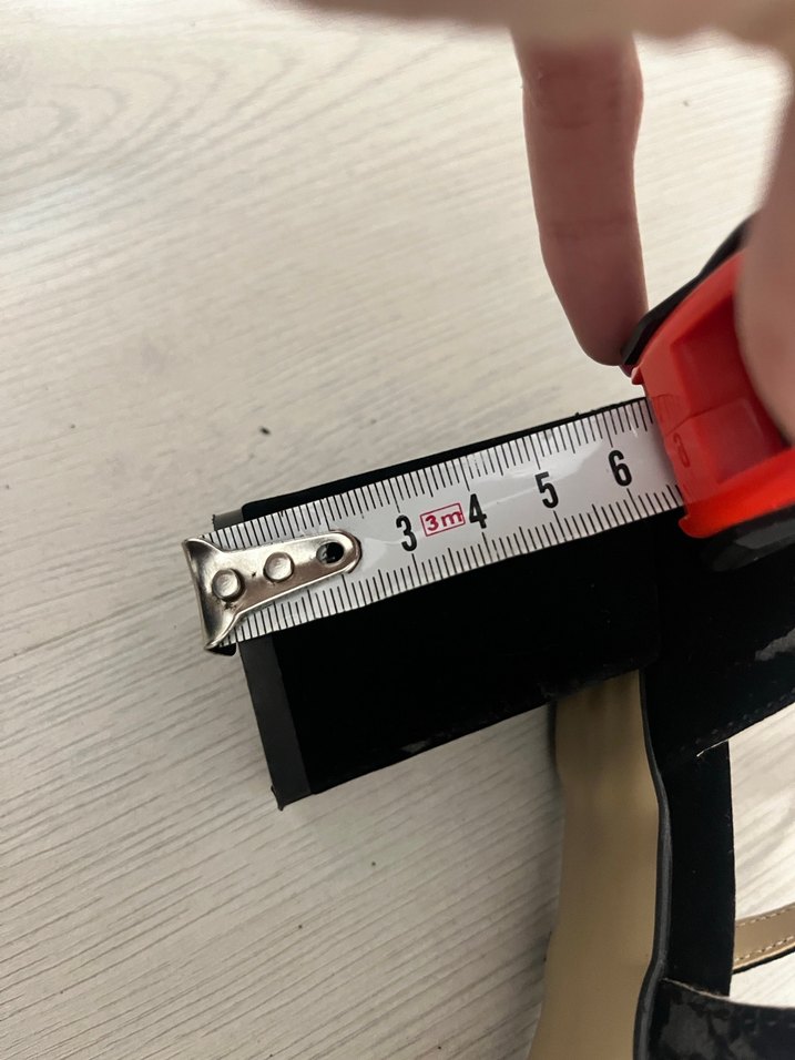 Siyah süet Tokalı Topuklu Kadın Ayakkabı - Görsel 3