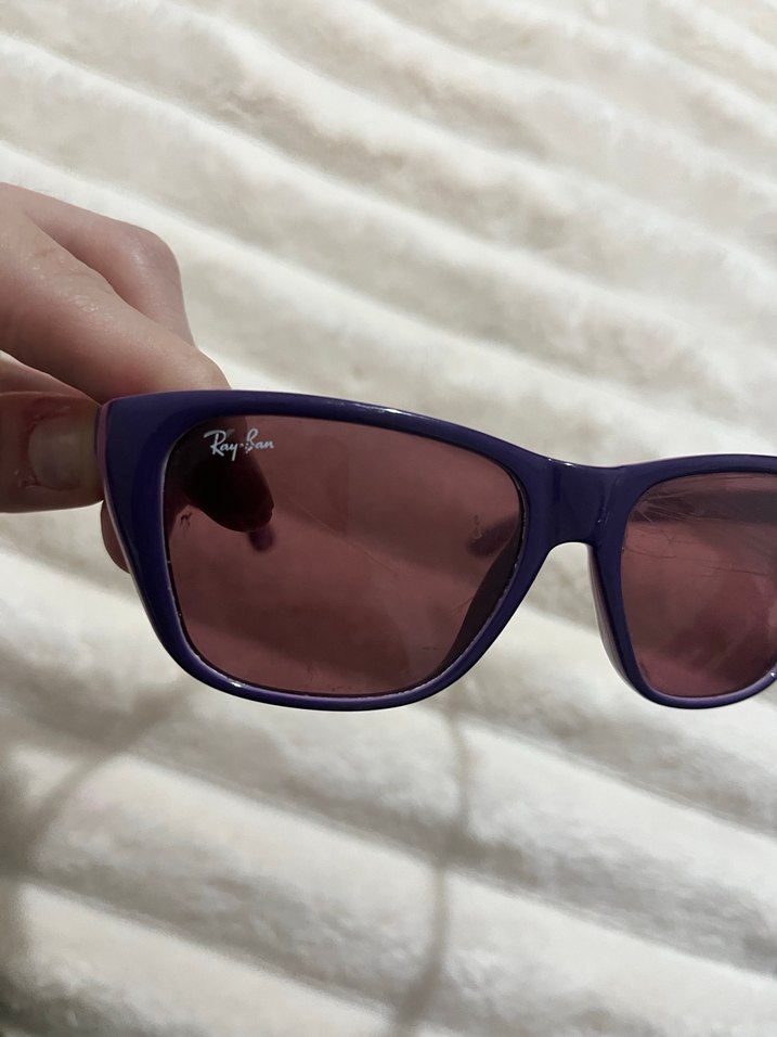 Ray-Ban mor renk çocuk güneş gözlüğü - Görsel 5