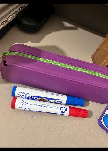 Pastel ,sulu boya , ikili kalem, prit, 2 adet kalemlik - Görsel 6